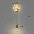 DecorBites™ Gold LED Wall Light 24W Modern Nordic Wall Lamp for Home Decor