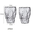 DecorBites™ Heat-Resistant Glass Drinkware Set for Home Bar: Coffee, Wine, Whiskey, Tea, Juice.