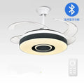 DecorBites™ Retractable Ceiling Fan Chandelier with Remote Control and Invisible LED Lights