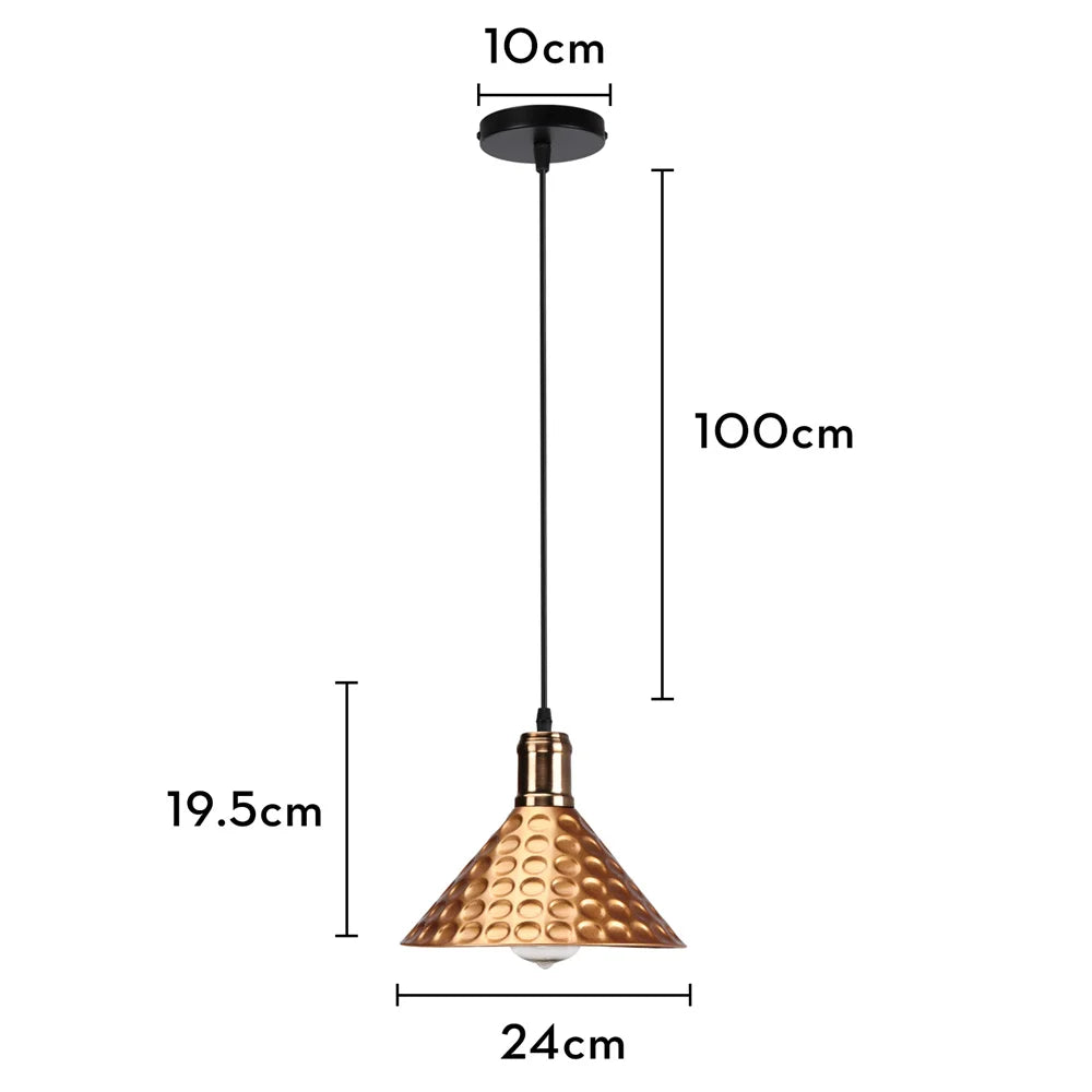 DecorBites™ Industrial Retro Pendant Lamp for Dining, Bar, Bedroom - Creative Chandeliers