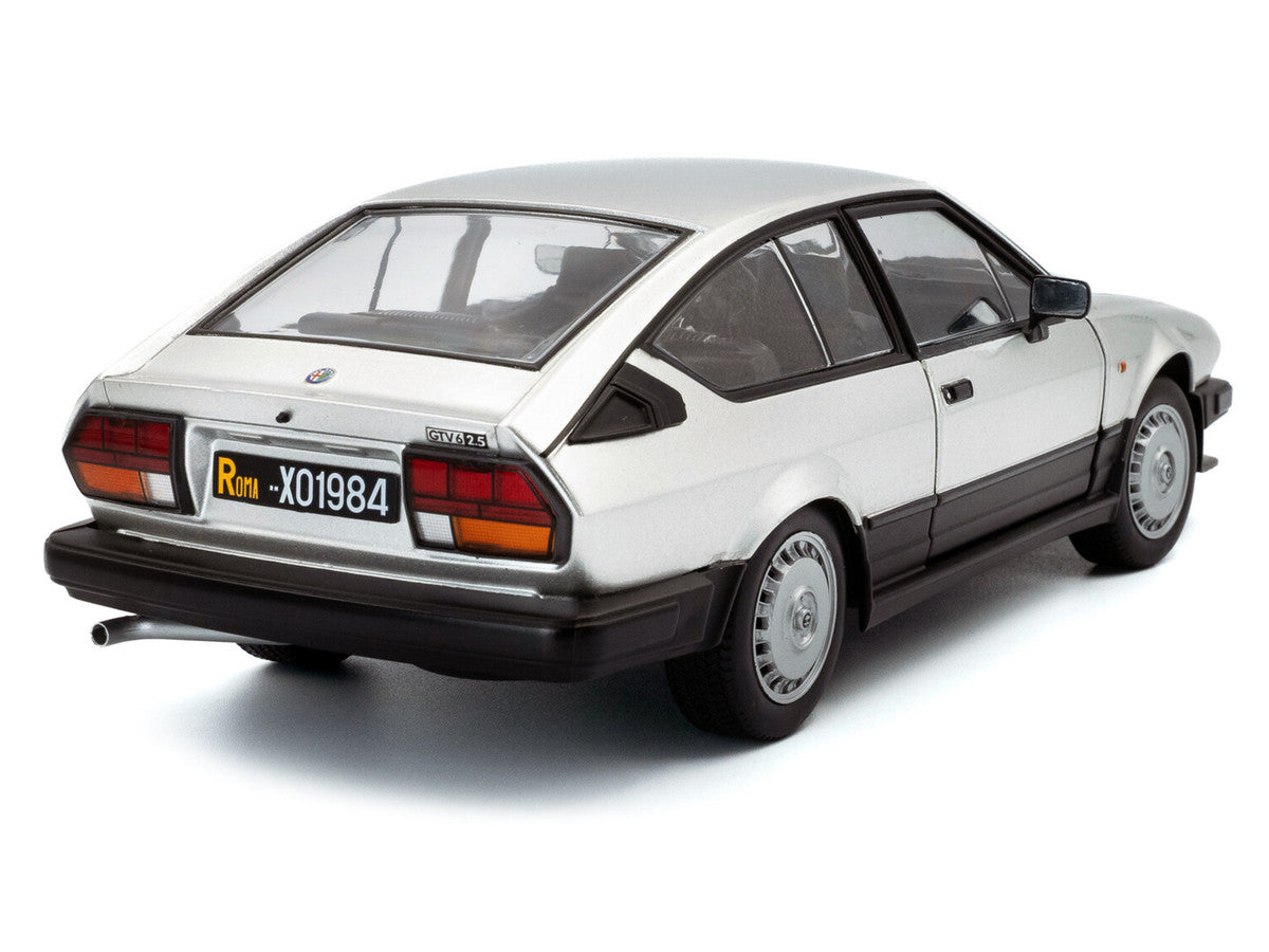 1984 Alfa Romeo GTV6 Silver Metallic 1/18 Diecast Model Car by Solido