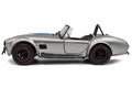 1965 Shelby Cobra 427 MKII "Solido Works M Racing Tribute" Gray Metallic with Stripes 1/18 Diecast Model Car by Solido