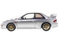 1998 Subaru Impreza 22B RHD (Right Hand Drive) Silver Metallic with Gold Wheels 1/18 Diecast Model Car by Solido