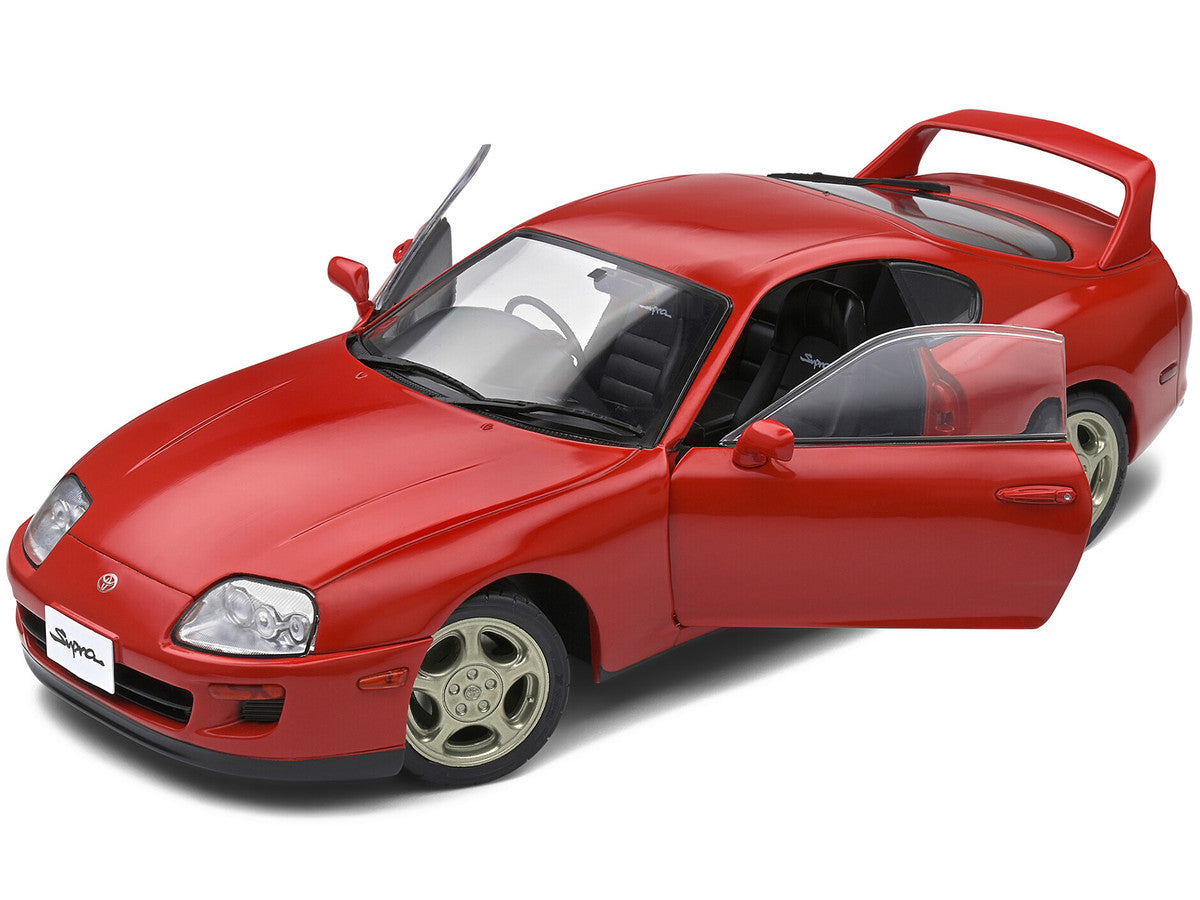 1993 Toyota Supra MK4 RHD (Right Hand Drive) Red 1/18 Diecast Model Car by Solido
