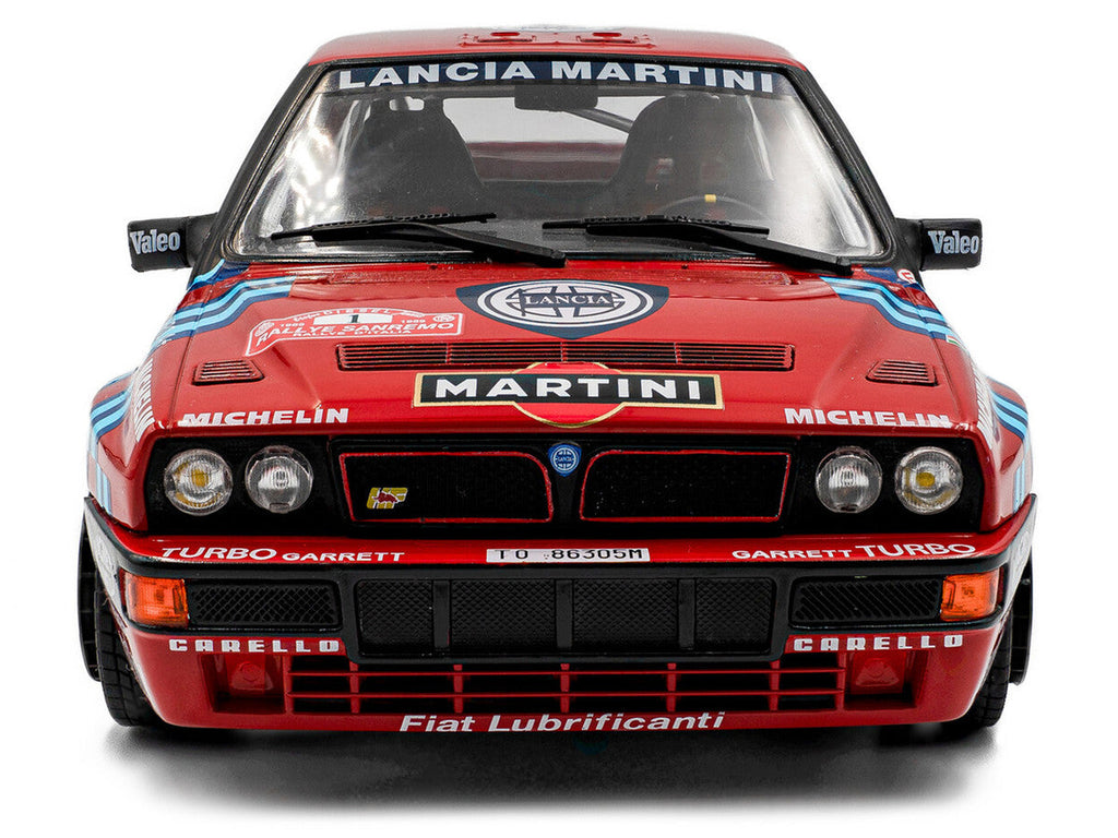 Lancia Delta HF Integrale #1 Miki Biasion - Tiziano Siviero Winner "Rally Sanremo" (1989) "Competition" Series 1/18 Diecast Model Car by Solido
