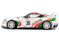 2024 Toyota GR Supra #36 "Toyota Racing Tribute" White with Green and Red Graphics 1/18 Diecast Model Car by Solido