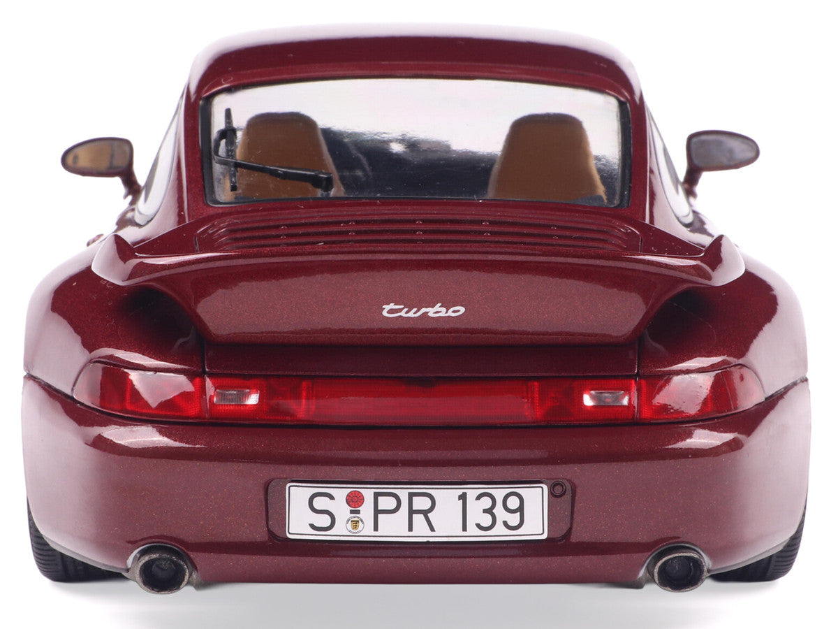 1997 Porsche 911 (993) Turbo Arena Red Metallic 1/18 Diecast Model Car by Solido