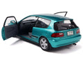 1991 Honda Civic (EG6) RHD (Right Hand Drive) Aztec Green Metallic 1/18 Diecast Model Car by Solido