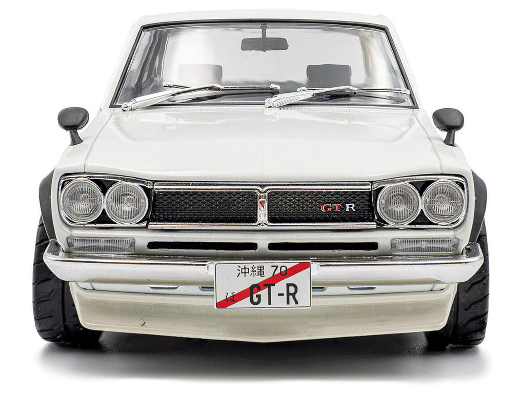 1970 Nissan Skyline (C10) Hakosuka RHD (Right Hand Drive) White 1/18 Diecast Model Car by Solido