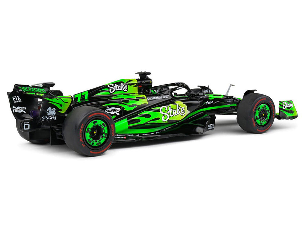 Kick Sauber C44 #77 Valtteri Bottas "Stake F1 Team Kick Sauber" Formula One F1 "Las Vegas GP" (2024) "Competition" Series 1/18 Diecast Model Car by Solido