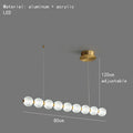 DecorBites™ Acrylic LED Chandelier: Modern Living Room Pendant Lamp