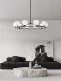 DecorBites™ Copper Glass Chandelier Ceiling Light Fixture