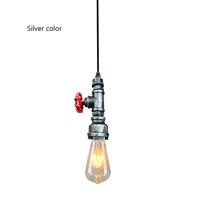 DecorBites™ Industrial Pipe Chandelier Light for Home Decor and Dining Room