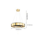 DecorBites™ LED Chandelier: Modern Minimalist Pendant Light for Living, Dining, Kitchen, Bedroom