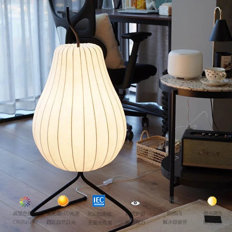 DecorBites™ LED Pear Floor Lamp for Home Decor & Lighting in Living Room, Bedroom, Dining & Study