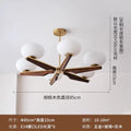 DecorBites™ Cream Wood LED Chandelier, Modern Design for Living Room & Bedroom