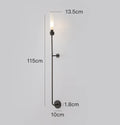 DecorBites™ Copper Wine Corridor Wall Lamp for TV Background & Bedside, Marble Finishes