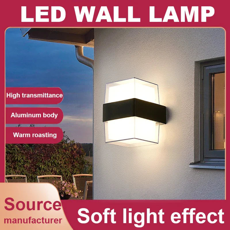DecorBites™ LED Facade Wall Light for Home and Garden Decor, Waterproof Stair Luminaire