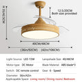 DecorBites™ DC Motor Ceiling Fan Light with Remote Control for Home, Bedroom, and Living Room