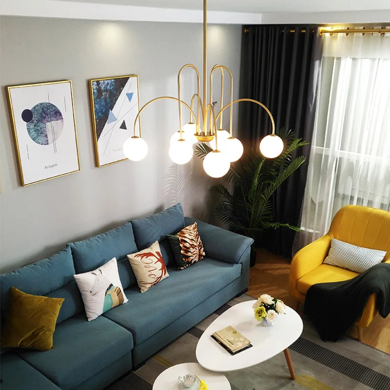 DecorBites™ LED Pendant Chandelier for Living Room Bedroom Decor
