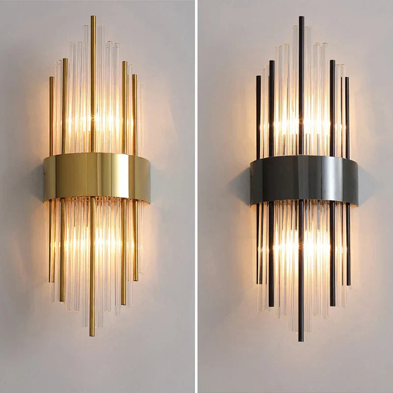 DecorBites™ Gold LED Wall Lamp Modern Light Luxury Sconce for Living Room & Bedroom