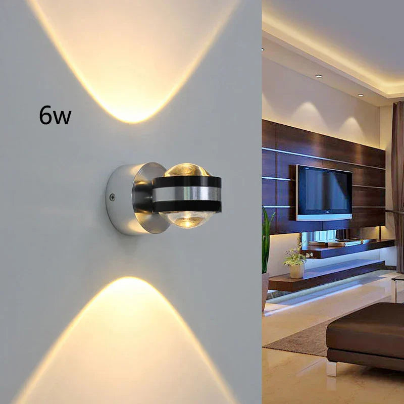 DecorBites™ Crystal LED Wall Light Up&Down Sconce for Home Decoration & Living Room