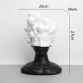 DecorBites™ Abstract Woman Figurine Resin Sculpture Home Decor Human Head Statue