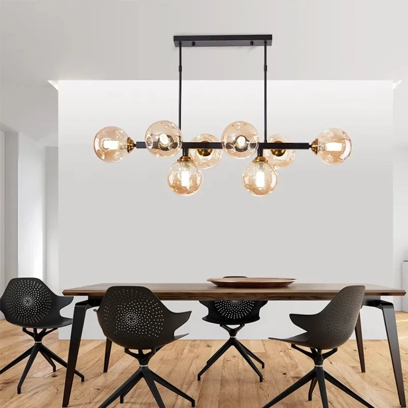 DecorBites™ LED Pendant Chandeliers: Modern Indoor Lighting for Living Room and Dining Room