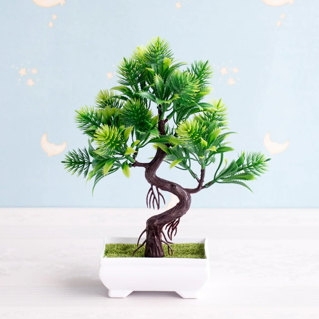 DecorBites™ Artificial Bonsai Tree Potted Plant for Home, Hotel & Garden Decor