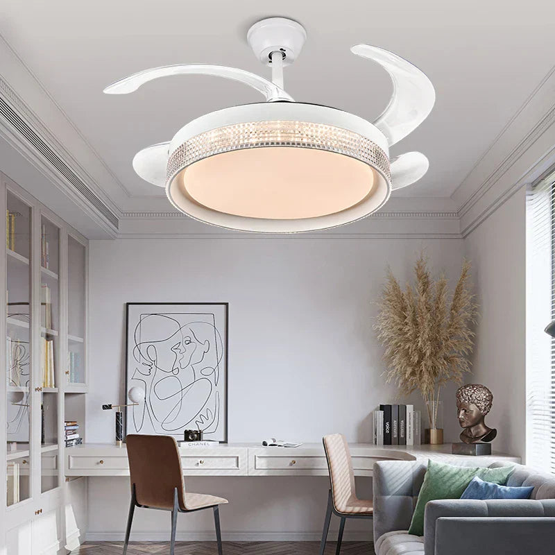 DecorBites™ Invisible Chandelier LED Ceiling Fan with Light: High-Quality & Wholesale Price
