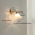 DecorBites™ Japanese Style LED Wall Sconce Glass Rotate Pull Chain Switch Stair Light