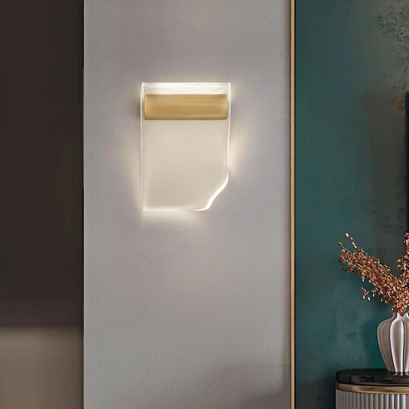 DecorBites™ Heavenly Book LED Wall Lamp - Modern Acrylic Design for Living Room and Bedroom