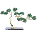 DecorBites™ Crystal & Brass Decorative Sculpture figurines for Room Decoration