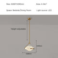 DecorBites™ Gold LED Pendant Lamp: Modern Luxury Style for Bedroom, Living Room, Dining Room