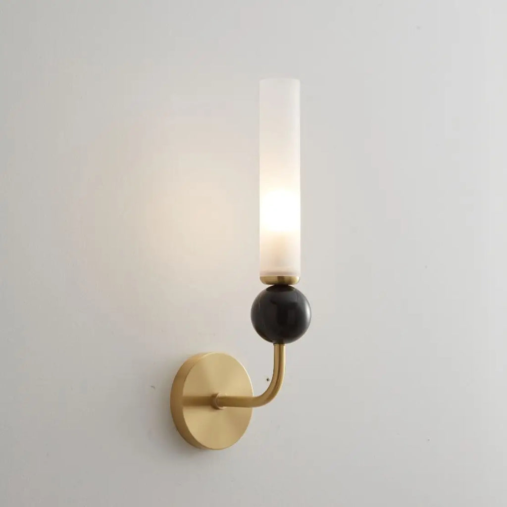 DecorBites™ Copper Base Glass Shade Wall Lamp for Modern Living Room Decor