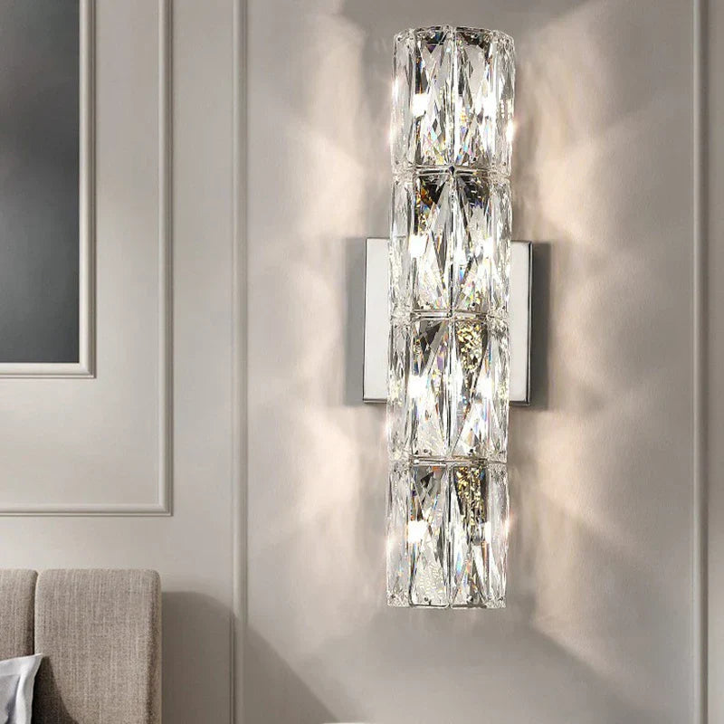 DecorBites™ K9 Crystal LED Wall Lamp: Modern Luxury Nordic Sconces for Home Lighting