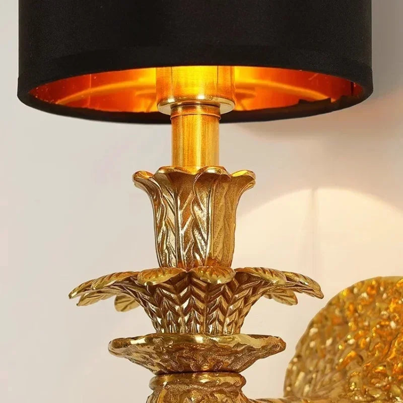 DecorBites™ Copper Wall Lamp for Luxury Living Room TV Background, Bedroom, Staircase LED Lighting