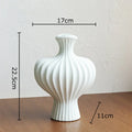 DecorBites™ Heart Ceramic Vase for Table Flowers Arrangement and Room Aesthetic Decor