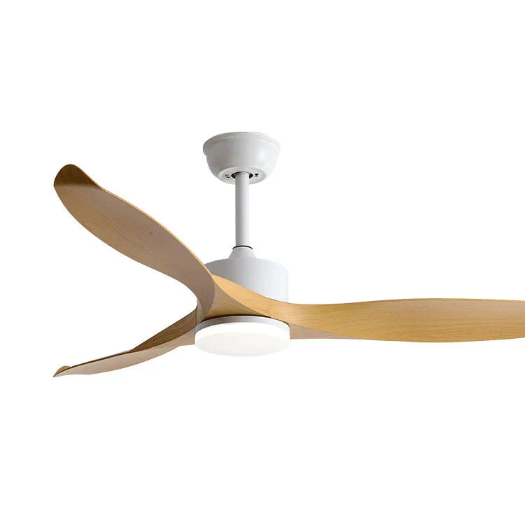 DecorBites™ 52" Black Walnut Grain Ceiling Fan with LED Light & Remote Control