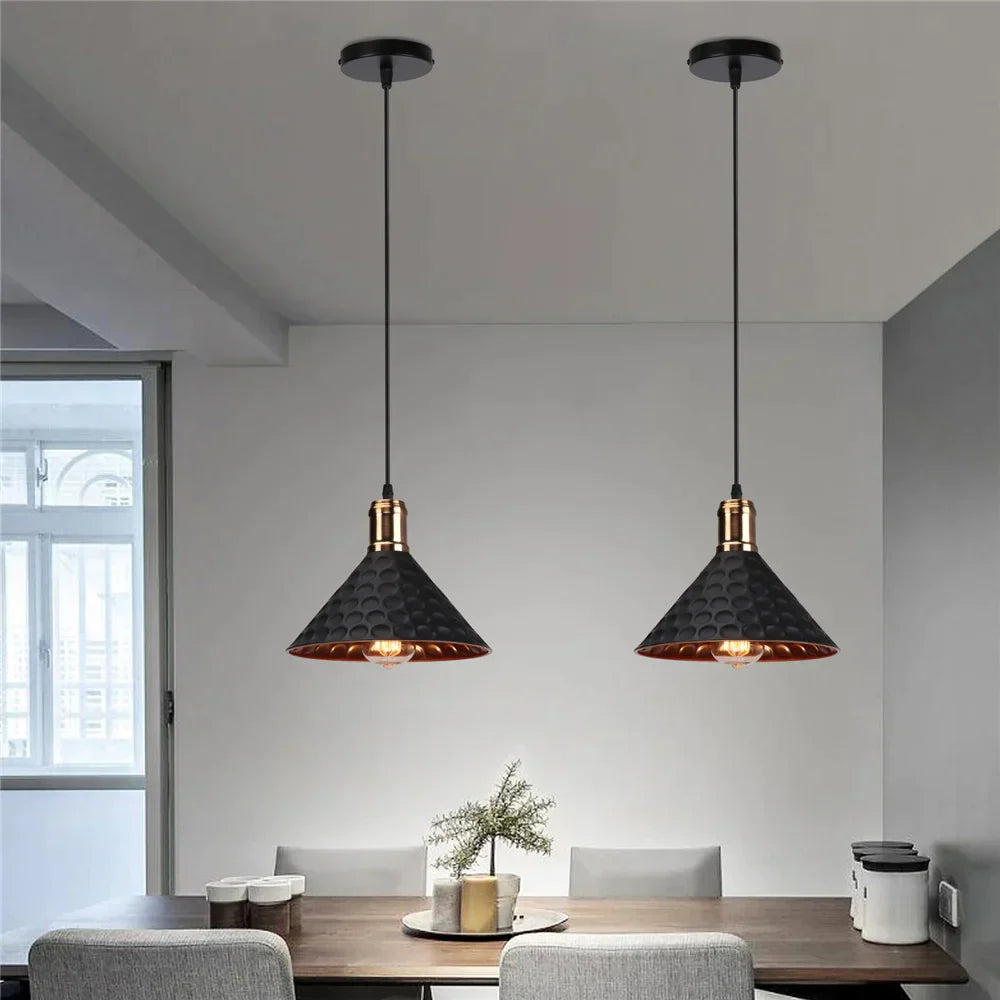 DecorBites™ Industrial Retro Pendant Lamp for Dining, Bar, Bedroom - Creative Chandeliers