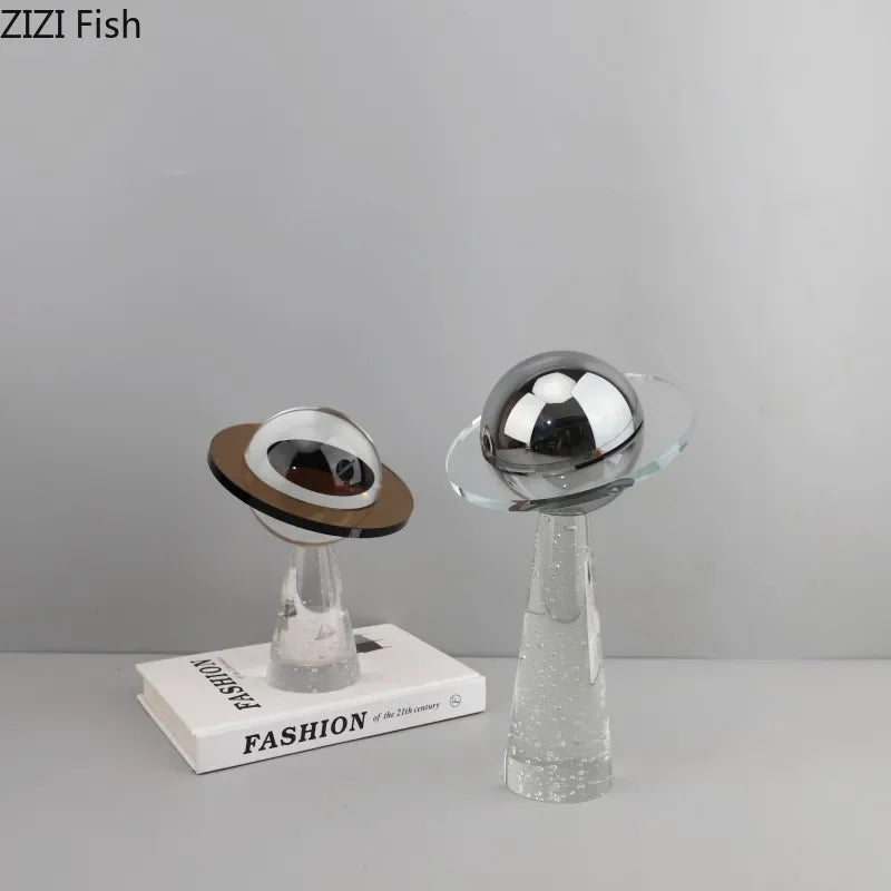 DecorBites™ Geometric Crystal Star Desk Sculpture - Room Aesthetic Decor