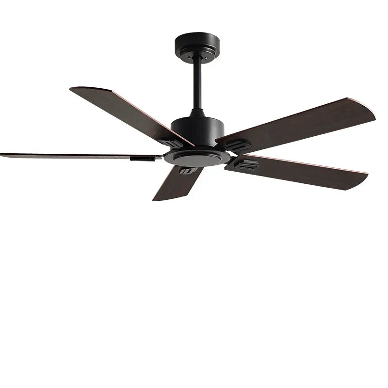 DecorBites™ 56-Inch Black Industrial Style Ceiling Fan with Remote Control for Indoor Use