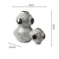 DecorBites™ Abstract Planet Hollow Pipe Ceramic Ornament Figurine - Home Decor Accessory