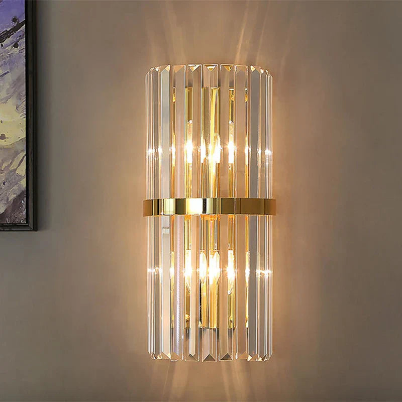 DecorBites™ Crystal Wall Light: Modern Nordic Sconces Indoor Lighting for Living Room Bedroom
