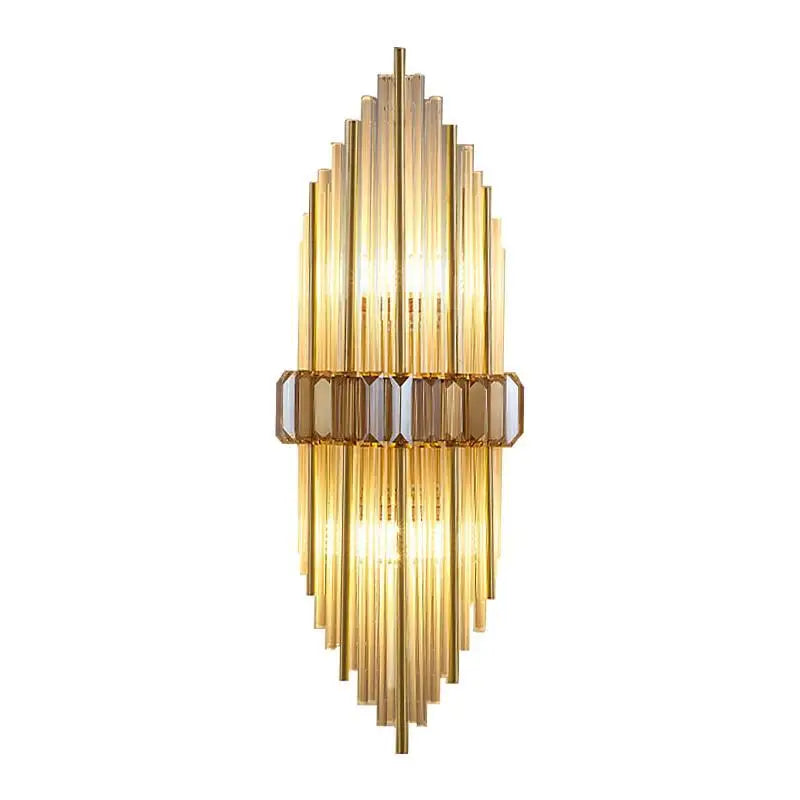DecorBites™ Crystal Strip LED Wall Lamp for Living Room, Bedroom, Study, Balcony Lighting