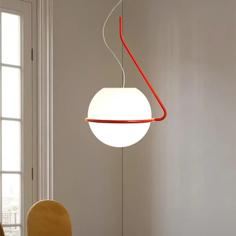 DecorBites™ Glass Globe Pendant Lamp for Bedroom Living Room Kitchen Island