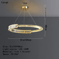 DecorBites™ Crystal LED Chandelier 2025: Elegant Ceiling Light for Home, Hotel & Kitchen