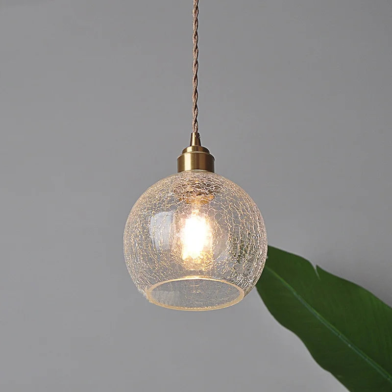 DecorBites™ Glass Globe LED Pendant Light - Adjustable Modern Nordic Hanging Fixture
