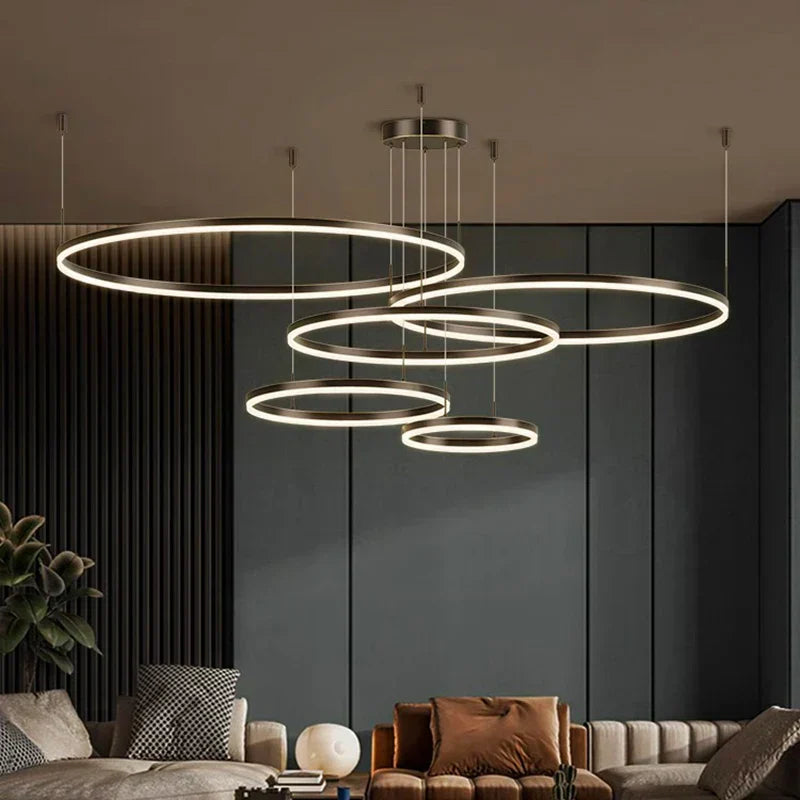 DecorBites™ LED Pendant Chandeliers for Staircase & Living Room Lighting
