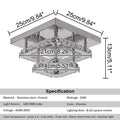 DecorBites™ Crystal Ceiling Chandelier: Modern LED Dining Room Pendant Light by DecorBites™